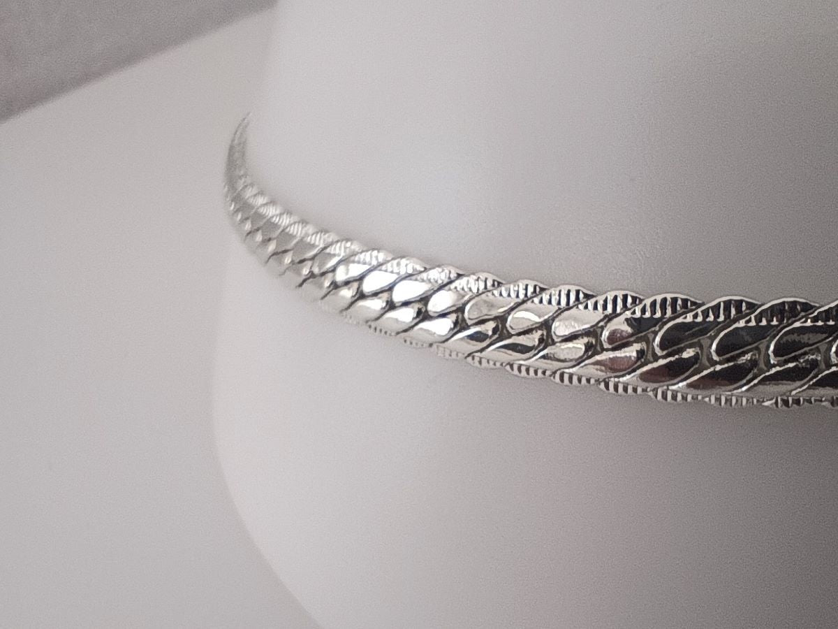 Selene Sølvfarget Kjede - 37 cm + 5 cm | Slitesterkt Stål Halskjede