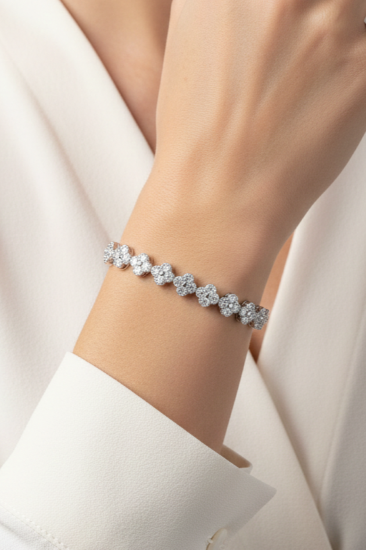 Sofina Square Cubic Zirconia Armbånd | Smykkefeber.no