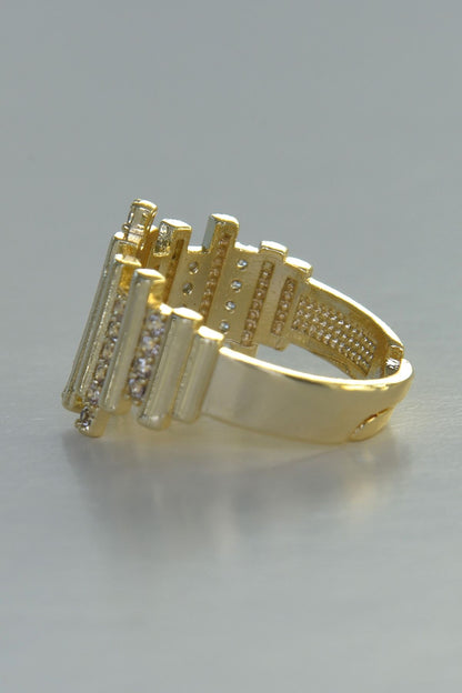 Aureo-ring i gullfarget stål – Tidløs eleganse